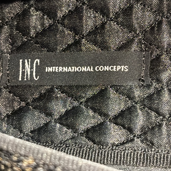 INC International Concepts Men’s Gold Triton Glitter Smoking Shoes - Picture 6 of 7